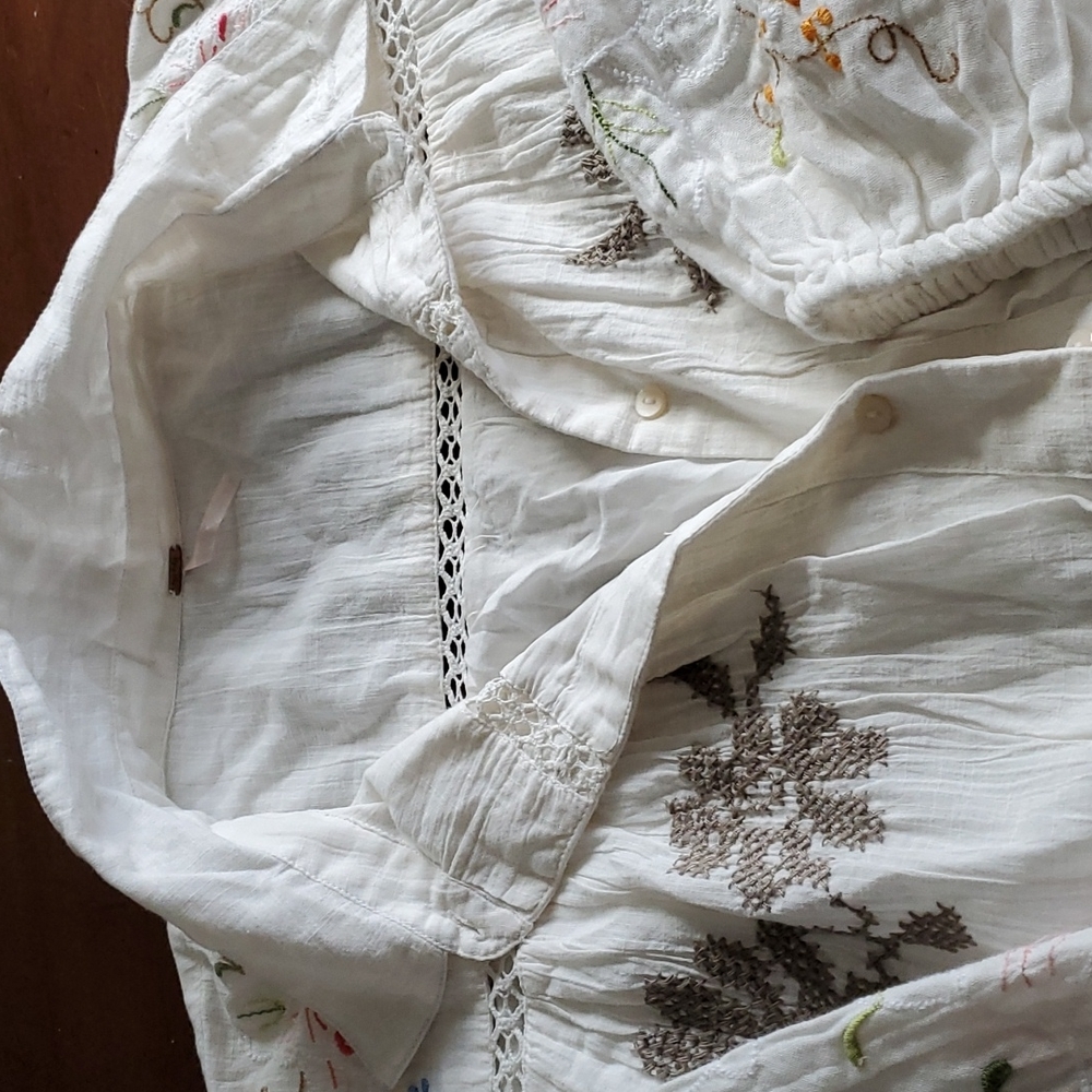 Free people embroidered floral dress easter